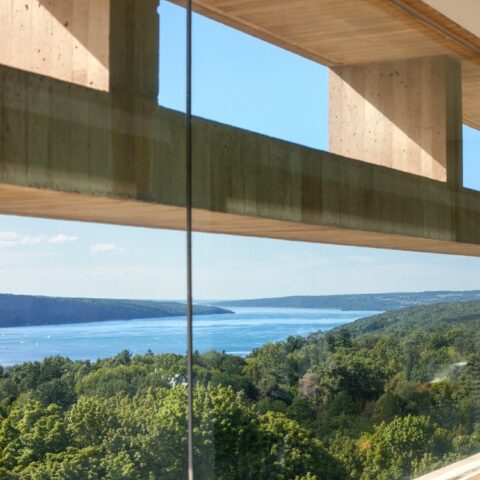 Cayuga Lake view from Physical Sciences Building.