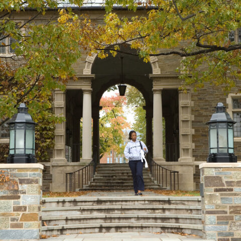 Balch Hall in fall.