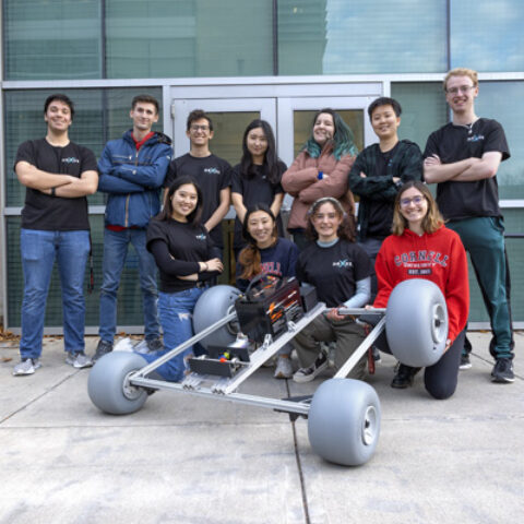 Cornell Nexus, a group of students from several colleges and majors, are designing and building an autonomous robot that will remove microplastics from the sand on beaches.